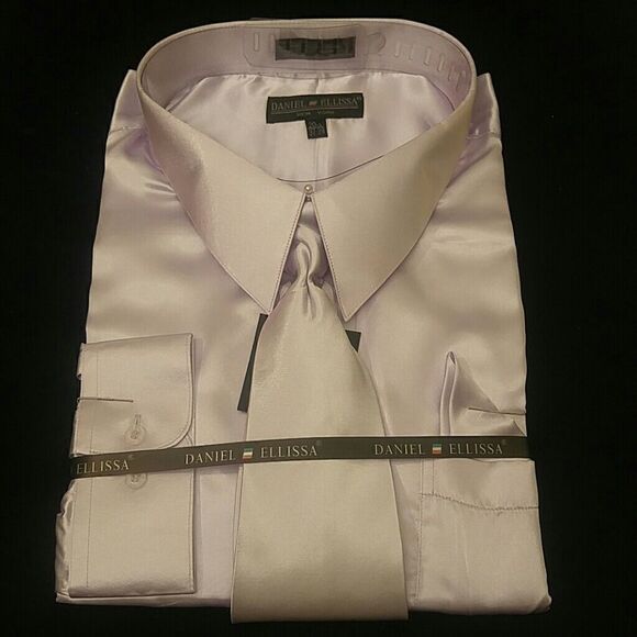 MEN'S DRESS SHIRT LAVENDER COMBO PACK BY DANIEL EL - Picture 1 of 3